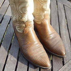 DAN POST LIZARD BOOTS 11D